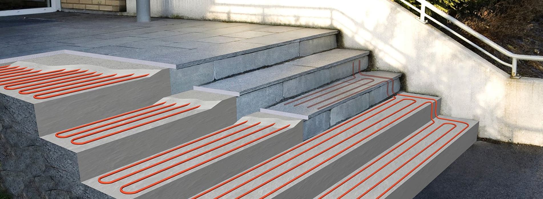 Schneeschmelz-Heizkabel und -Matte